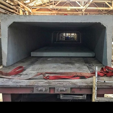 Отгрузка лотков и плит перекрытия